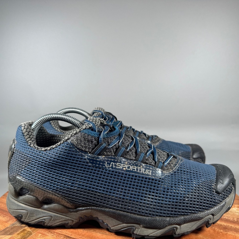 La Sportiva Wildcat 2105-C Mens Trail Running Shoes Blue Grey US 9.5 EU 42.5